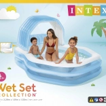 Nafukovací rodinný bazén se stříškou