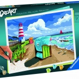 creart prázdniny u baltského moře – malování podle čísel (premium series b)