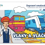 Omalovánky Dopravní Vlaky a Vláčky A5