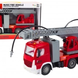 Hasičský vůz s prodlužovacím žebříkem, světly a zvuky