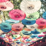 ravensburger puzzle moment deštníky 200 dílků