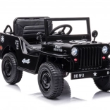 Černé dětské autíčko 4x4 na akumulátor