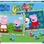CreArt malování podle čísel – PRASÁTKO PEPPA