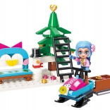 Qman veselé vánoce – sněžný skútr a vánoční stromek