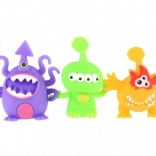 Antistresový mačkací mimozemšťan – slizová hračka 8–9 cm, 3 barvy