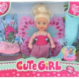 Panenka s doplňky 3v1 – mořská panna, víla a princezna