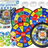 Dětská sada šipek s terči 36 cm a míčky na suchý zip