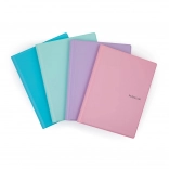 Kroužkový blok A5 Pastelini s plastovým obalem