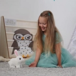 Interaktivní plyšový zajíček na baterie