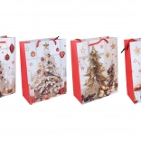 Dárková taška vánoční střední