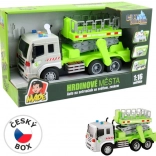 MaDe Auto s plošinou na setrvačník se světlem a zvukem