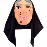 Maska čarodějnice se šátkem