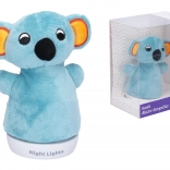 maamaa noční lampička koala – plyšový usínáček 15 cm