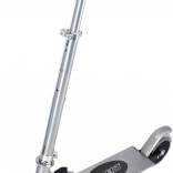 Skládací hliníková koloběžka s pěnovými rukojeťmi, nožní brzdou a nosností 50 kg