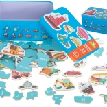 Puzzle V Plechovce Vozidla