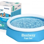 nafukovací bazén s horním lemem 244 × 61 cm BESTWAY Fast Set
