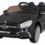 Elektrické autíčko MERCEDES-BENZ AMG SL 65 S pro děti – černé, EVA kola, dálkové ovládání