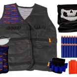 Dětský taktický set s vestou, chustou a ochrannými brýlemi