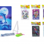 kreativní set diamond painting 10 × 15 cm se stojánkem
