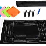 Filcová podložka na puzzle 500–2000 dílků s nafukovací tubou