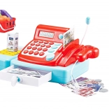 Dětská pokladna s doplňky a světelnými a zvukovými efekty 33 cm