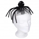 Karnevalová čelenka s černým pavoukem