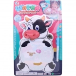 Vodní malování Kravička