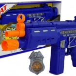 Policejní sada – pistole a odznak s efekty světla a zvuku 37 cm