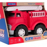 Eko hasičské auto z bioplastu s otočným žebříkem