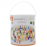 Viga dřevěné domino farma – 116 dílků