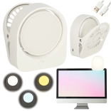 Bezdrátová klipsová noční lampička na čtení – bílá