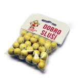 Dřevěné korálky Kuře 12 mm – sada 40 ks