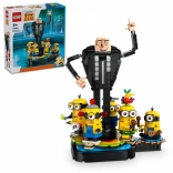 Lego Despicable Me 4 Gru a Mimoňové z kostek