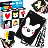 CzuCzu Kontrasty na šňůrce – knížka pro miminka 0m+