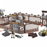 Vojenské opevnění s vrtulníkem s efekty 177 cm