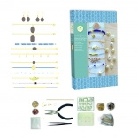 Výroba cementových šperků a náramků se zlatou fólií