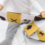 Textilní leporelo kontrastní MyMoo