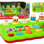 interaktivní pop up hra se zvířátky s hudbou a zvuky