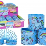 Kultovní modrá pružina s jednorožcem relaxační 6 cm