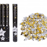 Vystřelovací párty konfety Hvězdy 50 cm