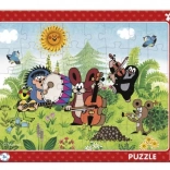 Puzzle Krtek a kapela – 40 dílků