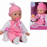 Panenka Laura s dětským žvatláním 38 cm