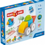 Geomag Magicube auto – magnetická stavebnice pro nejmenší (10 dílků)