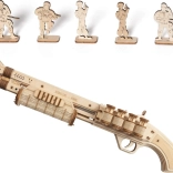 RoboTime 3D dřevěné mechanické puzzle brokovnice Terminátor