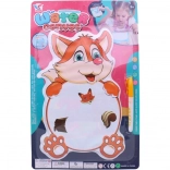 Vodní malování Liška 30 x 21 cm