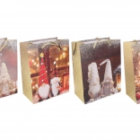 Dárková taška M vánoční 26 × 32 × 10 cm