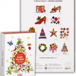 Vánoční puzzle adventní kalendář 12 dní podle Andyho Warhola