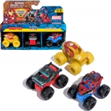 Sada 3 mini monster trucků MARVEL – IRON MAN, VENOM a SPIDER-MAN (1:87) od Spin Master