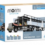 Stavebnice Monti System Autorodeo Trailer Western Star