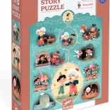 Pohádkové puzzle DJECO PINOCCHIO – 54 dílků